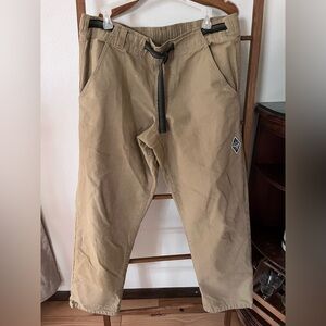 Prana Men's Khaki Casual Drawstring Pants